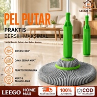 LeeGo Automatic Microfiber Floor Mop / Automatic Bamboo Twist Mop