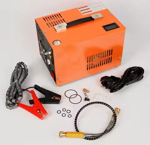 pcp compressor 4500psi 30mpa 110v 12V 220V portable 300 bar automatic stop pump with built-in transf