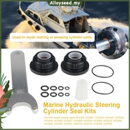 ✥Alloyseed✥【High Quality】 HC5345 Marine Front Hydraulic Steering Cylinder Seal Kit with Stainless st