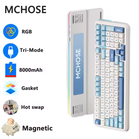 MCHOSE K99 V2 HE Magnetic Switch Mechanical Keyboard Hot-Swap 8000mAh 98% Layout RGB Tri-Mode Gasket