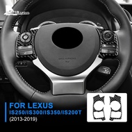 Genuine Carbon Fiber Lexus Steering Wheel Button Covers Lexus IS250 IS300 IS350 IS200T Specific Camo