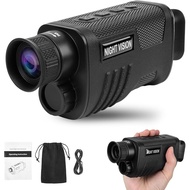 BekinTek Handheld Night Vision Monocular Rechargeable Telescope NVG Goggles Full Dark Observe 8x Dig