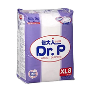 DR. P Adult Diapers XL8 Basic Type / Pampers Perekat Dewasa XL 8