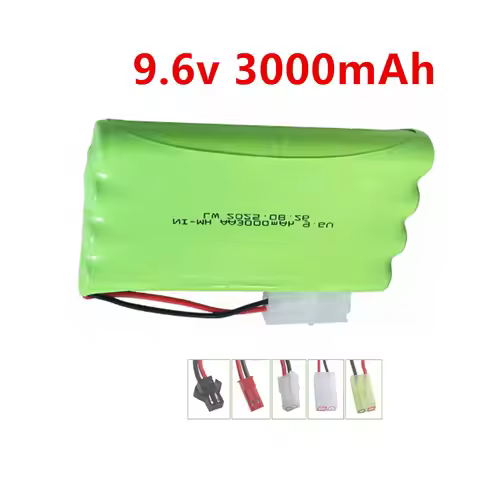 Upgrade 9.6v 3000mah Ni-MH Battery For Rc toys Cars Tanks Truck Robot Boats 8*AA 9.6 v Rechargeable 