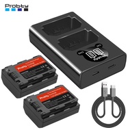 NP-FZ100 2600mAh Replacement Battery and Charger for Sony A7R V, A7 IV, A7S III, FX3, FX30, A7R IV, 