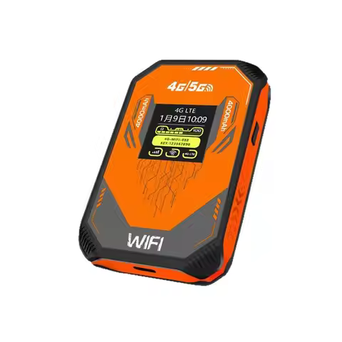 M67K-300 Mbps Wifi 6 4G 5G Router With SIM Card Slot 4000Mah Battery Travel Hotspot Wide Band Suppor