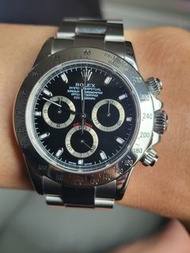 Rolex daytona 116520 早期 幼針 黑面 不是16520 16523 116523 116503 116519 116518 116500