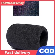 TheWoodFamily 1PC AT2020 Mic Windscreen Cover,Windproof Foam Pop Filter for Audio Technica ATR2500 A