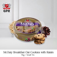 [FRESHLY BAKED] GPR McOaty Breakfast Oat Cookies in Tin weight 96g 288g Biskut Biscuit Export Premium Quality Rich and Buttery Original