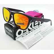 NVnh New Oakley Frogskins Sunglasses Black Ink Prizm Ruby 9013-C9 C955