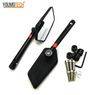 Moto รีไซเคิล CNC อลูมิเนียมกระจกมองหลัง moto r จักรยาน moto กระจกมองหลังด้านข้างสำหรับ Versys 650 Z