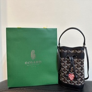 正櫃抱出✨Goyard Mini 水桶包 稀有愛心彩繪系-黑色
