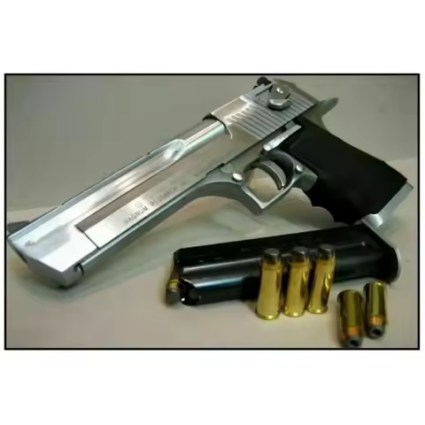 High Definition Metal Wall Art Sign "Vintage Retro Desert Eagle Gun Embossed Tin Sign - 3D Relief Il