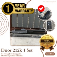 Dnor 212k swing & folding automatic gate system with NEW easy release key autogate