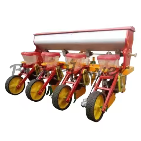 Farm Machine for 4-row Corn Planter Tractor Mounted 50hp Planter Tractor Ordinary Corn Planter & See