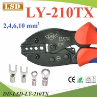 .LSD LY-210TX Fishtail Crimping Pliers Hexagonal Wire Without Insulation Size 2-10mm Sq.mm DD