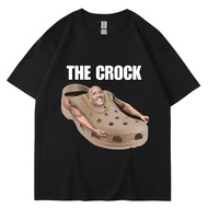 The Crock Dwayne Johnson Funny Meme T Shirt Women Joke Humor Summer T-shirt Oversized Casual Clothes