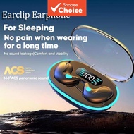 X55 Earphones Wireless Sleep Bluetooth 5.4 Mini Earbuds Stereo Noise Canceling Headphone Music Game 