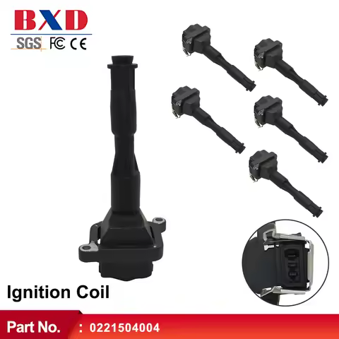 1/6pcs Ignition Coil 0221504004 For BMW E46 M50 M52 M54 M62 M67 323I 525I Z3 328I 528I X5 540I 740I 