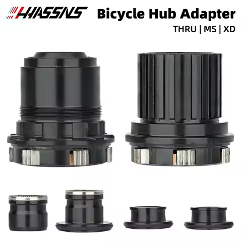 HASSNS PRO7 Mtb Cube XD MS Micro Spline Adapter Freehub QR/THRU Cap 8/9/10/11/12 Speed Bushing