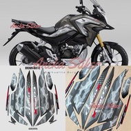 Striping sticker Honda CB150X CB 150X CB 150 X YEAR 2023 BROWN GREY SAHARA MATTE BROWN