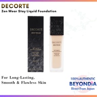 DECORTÉ Zen Wear Stay Liquid Foundation – Long-Lasting, Thin High-Coverage Semi-Matte Finish | 24H W