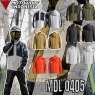 New Motowolf Premium Motorcycle Raincoat Lv4 Polyester Jacket All Season 0405