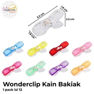 6pcs 12pcs Wonderclip Clogs Fabric Wonderclip/s Fabric Clip/s Fabric Clip/s Fabric Clip/s