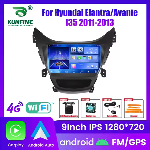 Android Car Radio For Hyundai Elantra Avante I35 2011-2013 GPS Navigation Multimedia Video Player Ca