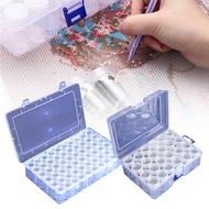 Art Bead Box with Funnel Organizer Box Diamond Plastic Storage Box for Art Storage Parts Holder Reus