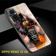 OPPO RENO 7 Z - SoftCase Glass Kaca - [ A03 ] - Pelindung Handphone Hp OPPO RENO 7 Z - Casing Hp OPP