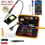 Mobile Phone Repair Soldering Iron Toolkit Computer 60W Adjustable Temperature Multimeter Electric S