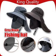 Detachable Big Eaves UV Hat for Men/Summer Fishing Mountaineering Sun Protection/Outdoor Lightweight