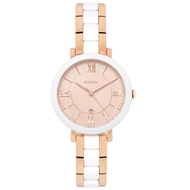 [Powermatic] Fossil ES4588 Jacqueline Three-Hand Date Rose Gold-Tone Stainless Steel Women's Watch