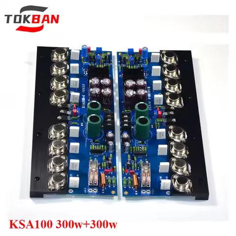 TOKBAN Reference KRELL KSA50 300w*2 2-channel Power Amplifier Board High Power Adjustable Class A/Cl