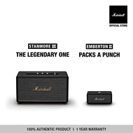 [BUNDLE SET] MARSHALL STANMORE III BLACK + EMBERTON II BLACK AND STEEL - รับประกัน 1 ปี + ส่งฟรี - ล