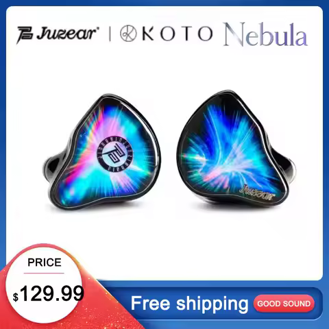 Juzear x KOTO POISE Nebula 1DD+3BA+1 Planar Hybrid In-Ear Monitor Earphones 4-Way Crossover 4 Acoust