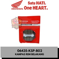 06435-KSP-B02 REAR BRAKE PADS CRF 150L K84 ORIGINAL | PAD SET RR 06435KSPB02