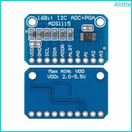 Alia ADS1115 ADC Analog to Digital Adapter Module with Programmable Amplifier