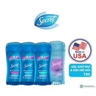 Secret deodorant 73g helps prevent body odor continuously for 48 hours