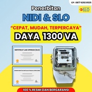 SLO NIDI DAYA 1300 SATU PAKET UNTUK DAF KWH METERAN LISTRIK PLN