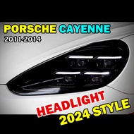 Porsche Cayenne 958 (2011-2014) upgrade 2024 style matrix LED headlight
