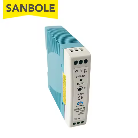 MDR-20W 12V24V DIN Rail Mounted Type Led Switching Power Supply Medical Care Automation Cabinet Engi