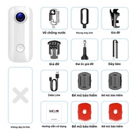 Camera Hành Động SJCAM C100 Plus 4K EIS Chống Nước Giám Sát Khi Đạp Xe Camera Thể Thao Độ Sâu 30M Wi