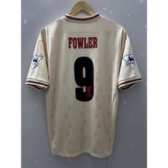 96 97 MCMANAMAN FOWLER BARNES Top Quality Away 1996 1997 Retro Football Jersey Shirt