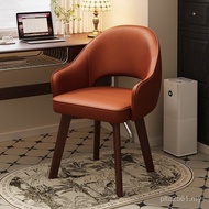 Backrest Hotel Household Chair Dining Chair Chair Dining Table Chair Solid Wood Designer Medieval Li