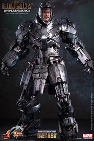 全新啡盒未開Hot Toys MMS237D06 Iron Man 2 Whiplash Mark II DIECAST 鐵甲奇俠2電鞭喪鞭 MK2 Figure Hottoys 玩具狂 熱mms23