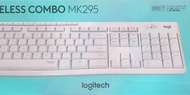 羅技 MK295 無線靜音鍵鼠組 - 珍珠白