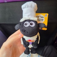 小羊肖恩_蛋糕毛公仔掛件 (Shaun the sheep/正版授權/笑笑羊/Plush)