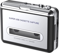 DigitNowCassette Tape To CD Converter Via USB,Portable Cassette Player Capture Audio Music Compatibl